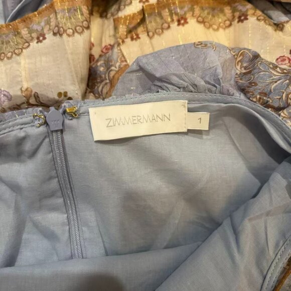 Zimmermann Tiered Camisole Dress Size 1 – Gorgeous Fabric, Tried On - Picture 11 of 17